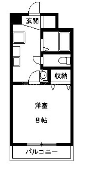 上島第一ビル 303号室 間取り