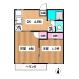 フォーブル神谷A 間取り図