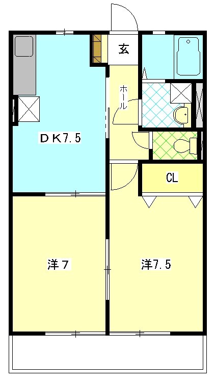 ゆうあいⅡ 間取り図