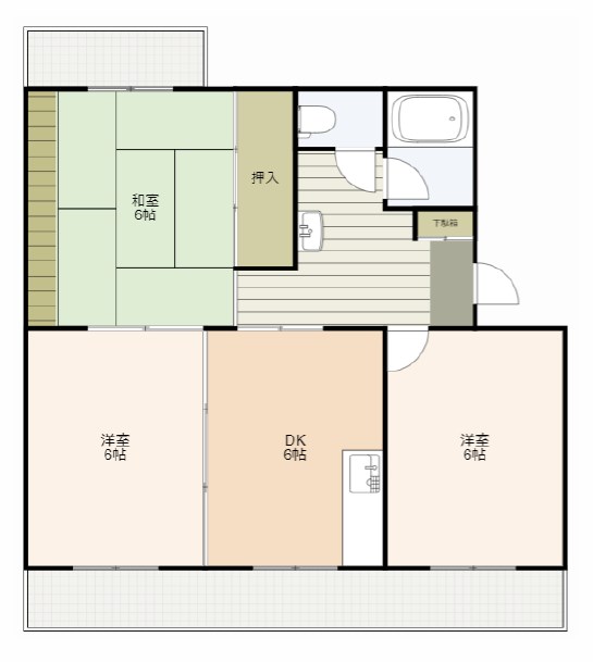 ハイツビアン 間取り図