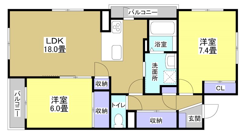 リンボックF 間取り