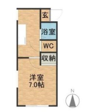 コンフォール今之浦 間取り図