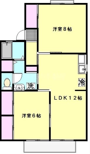 セジュールクレスト 間取り図