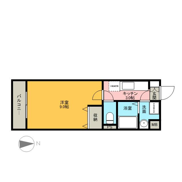 ショコラ 間取り図