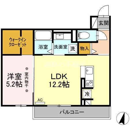 D-Hills浜北小松 203号室 間取り