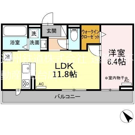 リュミエール 302号室 間取り