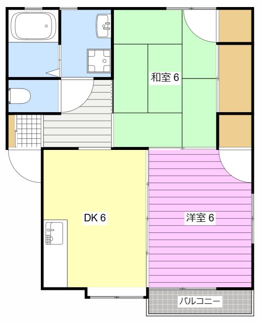 メイプル岩井 間取り図
