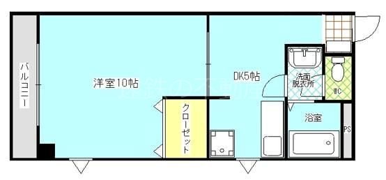 グレースアネックス 206号室 間取り