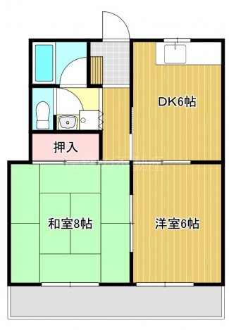 ヒルトップ和合Ⅱ 間取り図