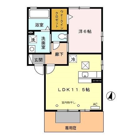 プロフォンド　Ａ 間取り