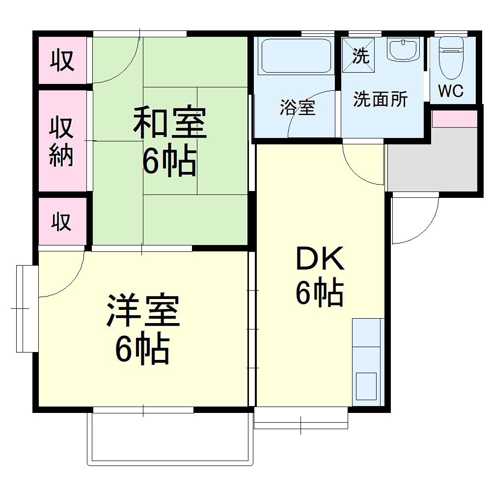 メゾン米津Ａ 間取り図