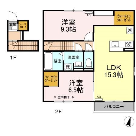 カスケード 間取り図