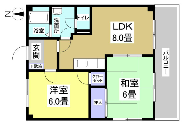 セントヴィラージュ 間取り図