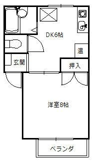 コーポアネシス  間取り図