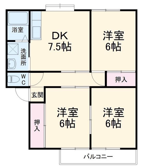 ベルウッドハイツ 間取り図