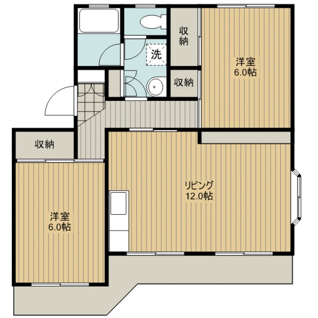 第３田畑ハイツ 間取り図