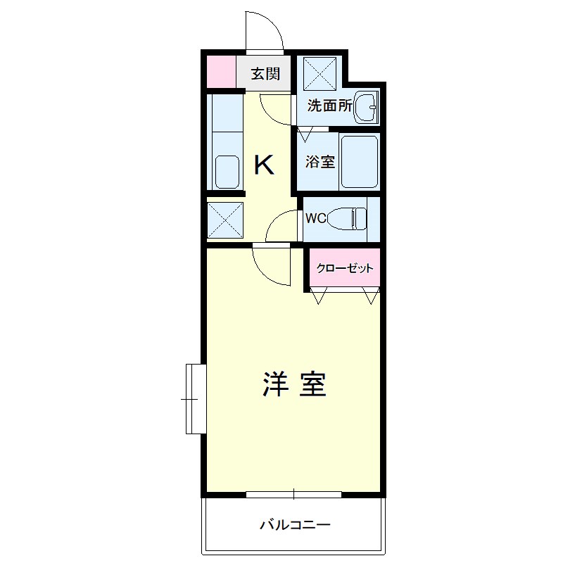 グリシーヌ 間取り図