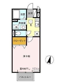 パークハウスヴェルテ B102号室 間取り