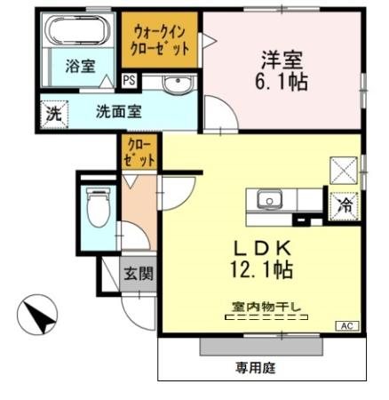 ラ・ルーチェ 101号室 間取り