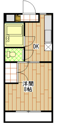 マンション富士見台 間取り図