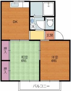 グリーンハウス 間取り図