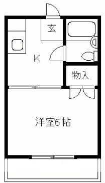 コーポ橋羽 間取り