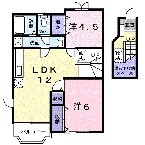 カモミール２ 間取り図