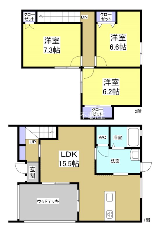 キャレブラン広沢 間取り図