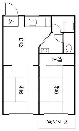 ヨークハイツ 間取り図