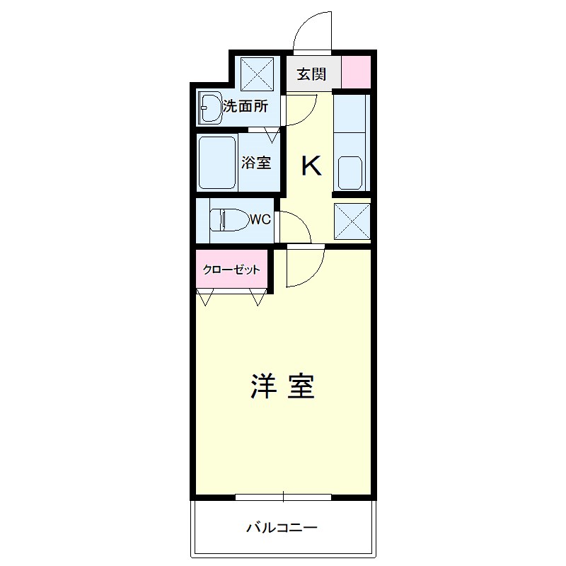 シャンボールⅡ 間取り図