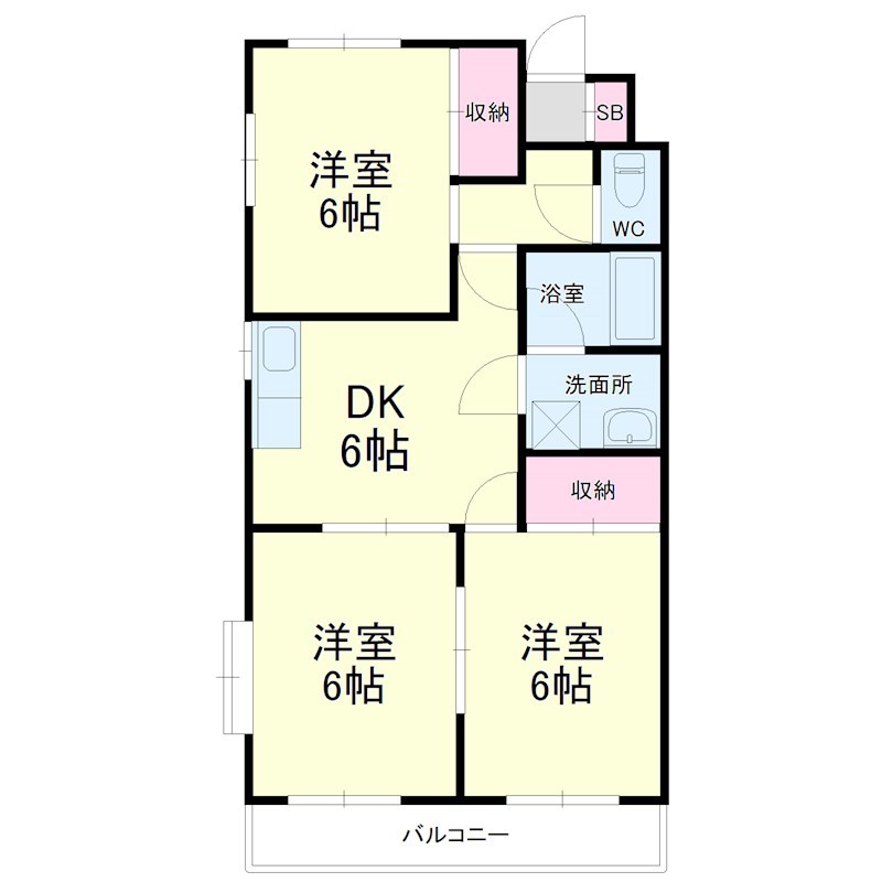 ウィンディホクエンⅡ 間取り図