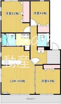 サンツール 202号室 間取り