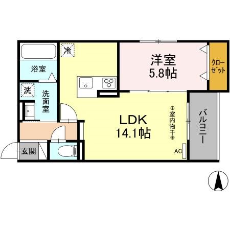 Maison de Lumiere 301号室 間取り