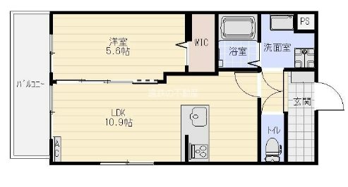 ベレッツァ神田町Ⅰ 201号室 間取り