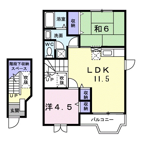 コミュニティ２１ 間取り図