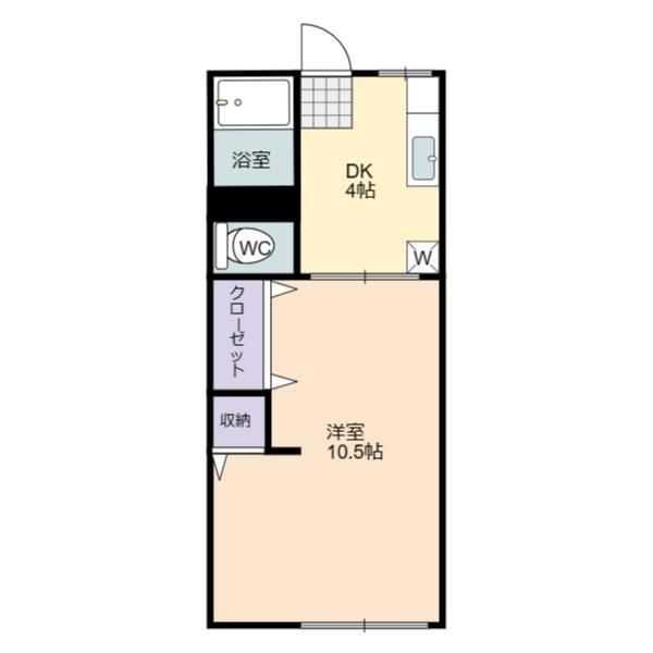 森コーポ 間取り図