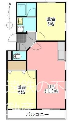 シックスハイツイクマ 間取り図