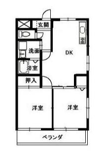 コーポ瀬崎 間取り図