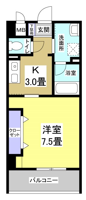 エストメンツ中央 間取り図