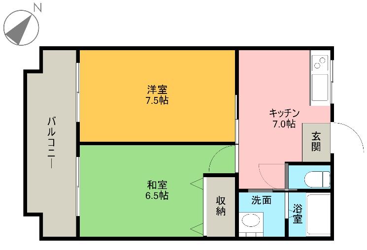 サンバードⅢ 間取り図