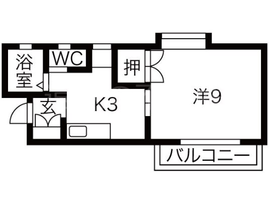 グリーンヒルズ 間取り図
