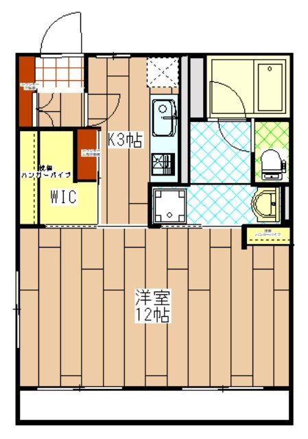 コーポバーディー 間取り図