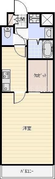 コートリー 203号室 間取り
