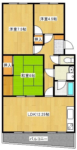 ハイブリッジⅡ 間取り図