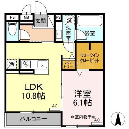 Advance 303号室 間取り
