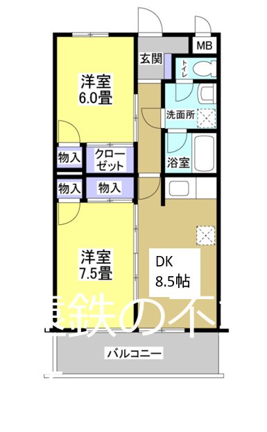 アイビー・キャッスル 間取り図