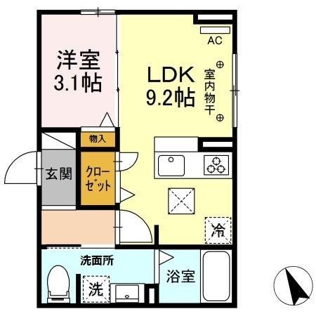 アッラ・フォンターナ 間取り図
