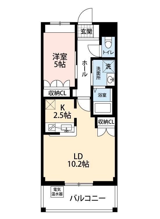 ラ・ファミーユ 間取り図