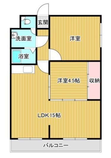 エルコンフォール 間取り図