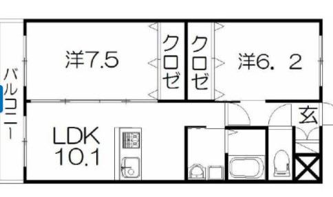 カルムシャンブル 間取り図